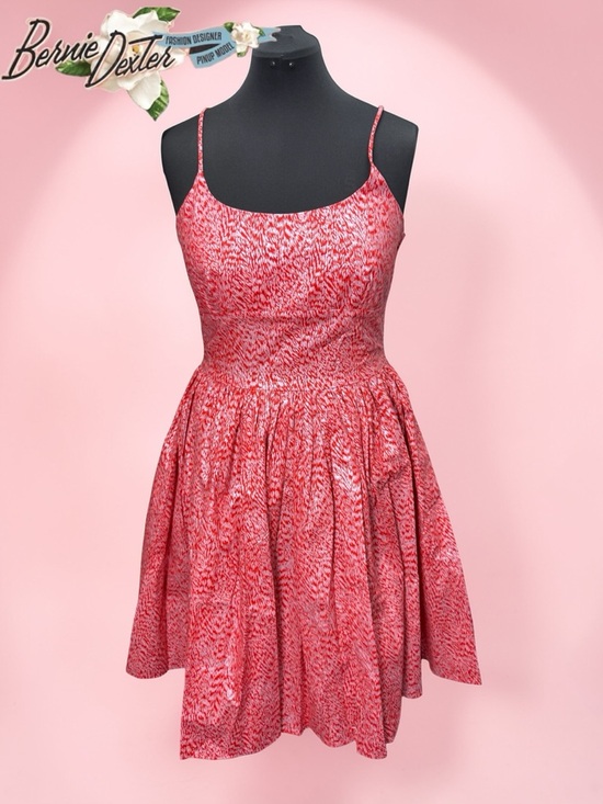 Bernie Dexter Dresses & Skirts - Bernie Dexter Chelsea Red & Silver Tinsel Town Fit-and-Flare Sundress Sz XL